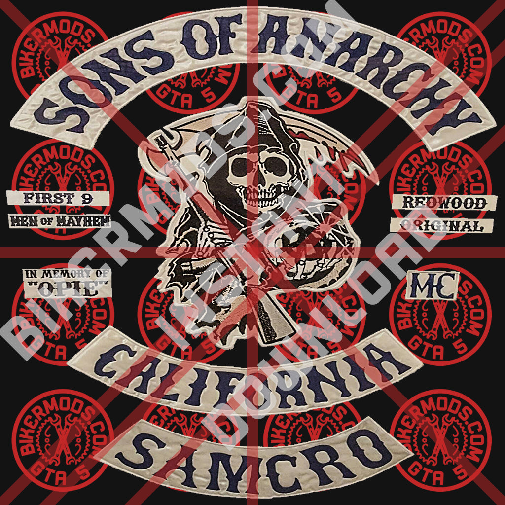Sons of Anarchy MC (Flash Pack) Worn Replica Style