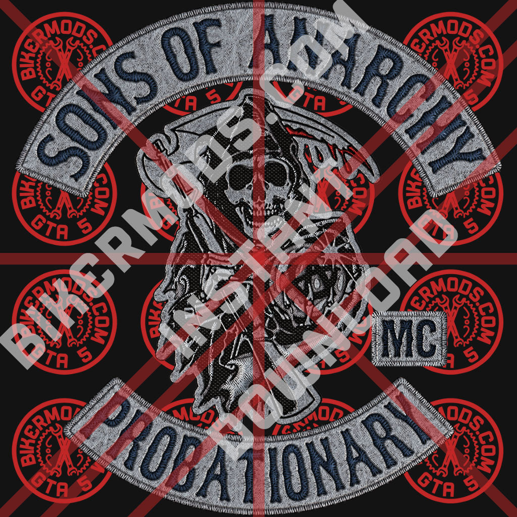 Sons of Anarchy MC (Probationary) Worn Style