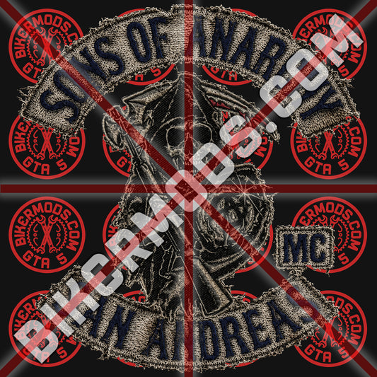 Sons of Anarchy MC (San Andreas) Ripped Worn Down Style