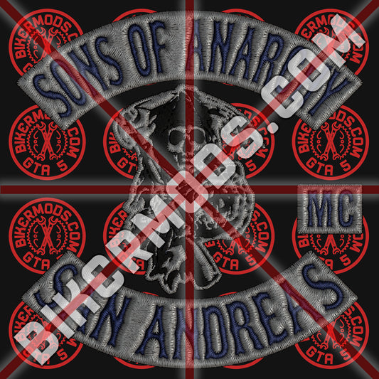 Sons of Anarchy Worn Out Messy Style (San Andreas)