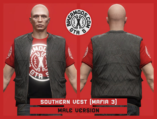 Southern Vest (Male) Black Style from Mafia 3