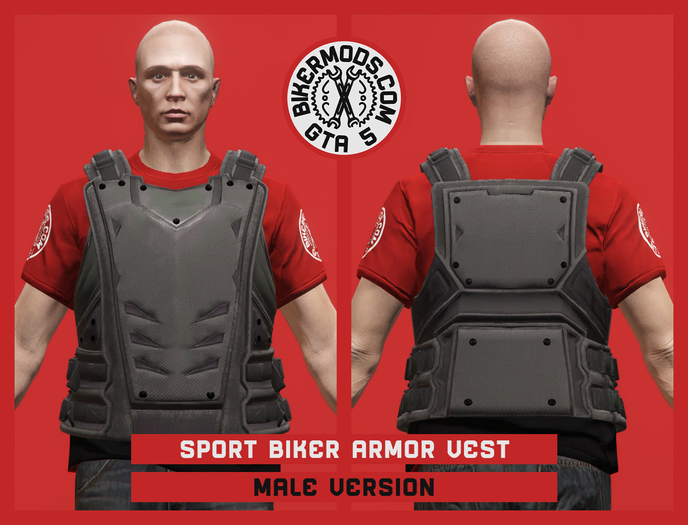 Sport Biker Armor Vest (Male)