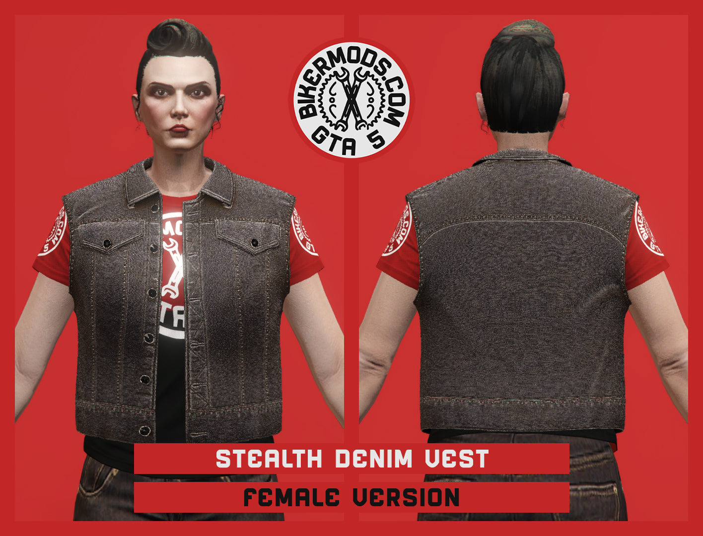 Stealth Denim Vest (Female)