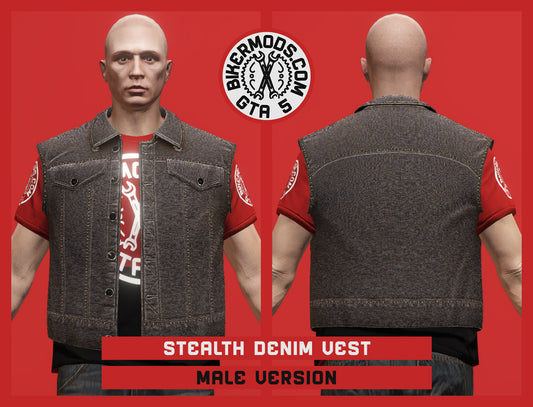 Stealth Denim Vest (Male)