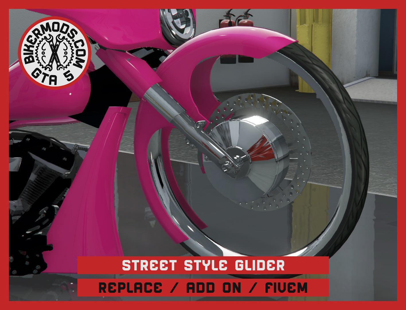 Street Style Glider (Replace Add On FiveM) 225k Poly (Glass Style Wheel)