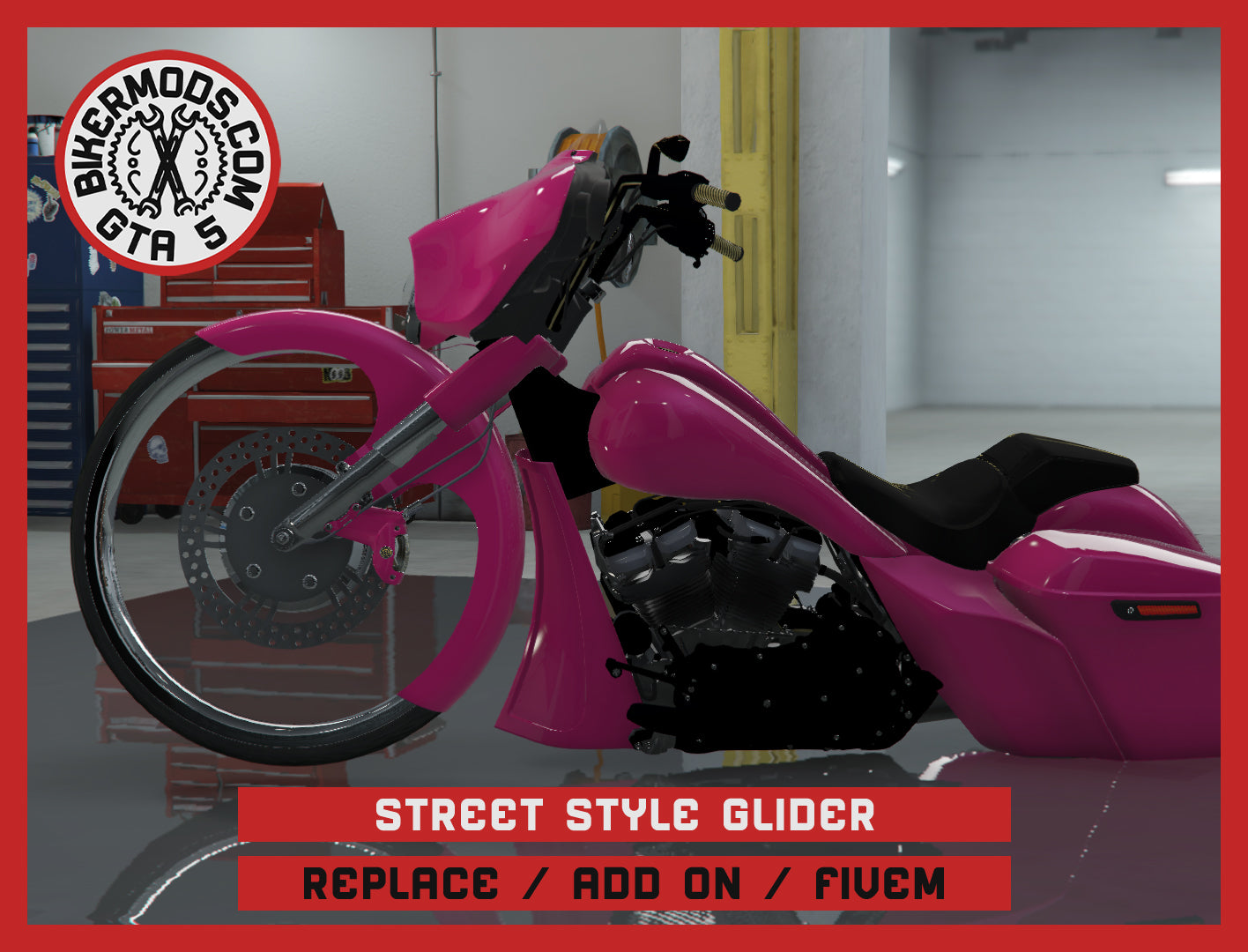 Street Style Glider (Replace Add On FiveM) 225k Poly (Glass Style Wheel)