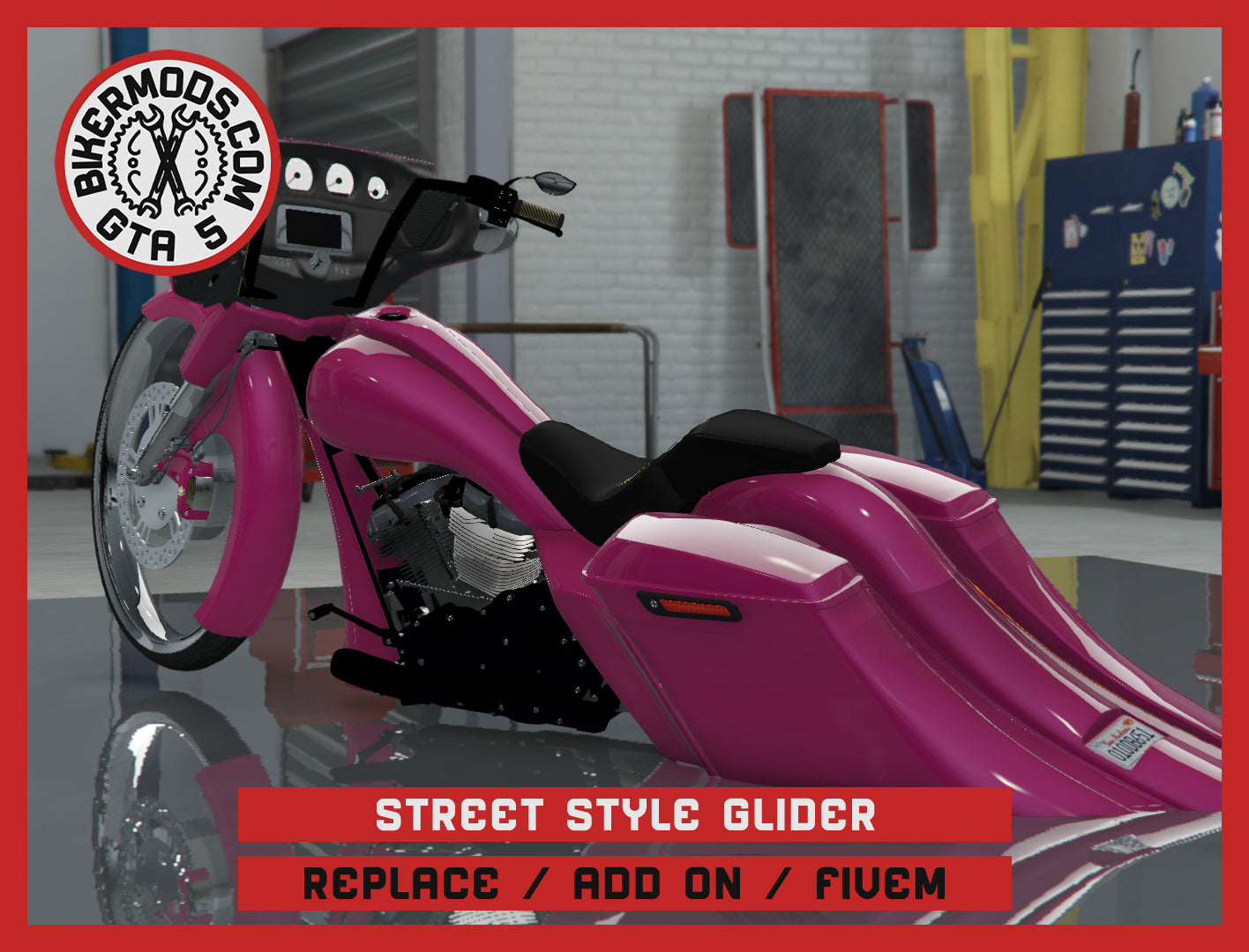 Street Style Glider (Replace Add On FiveM) 225k Poly (Glass Style Wheel)