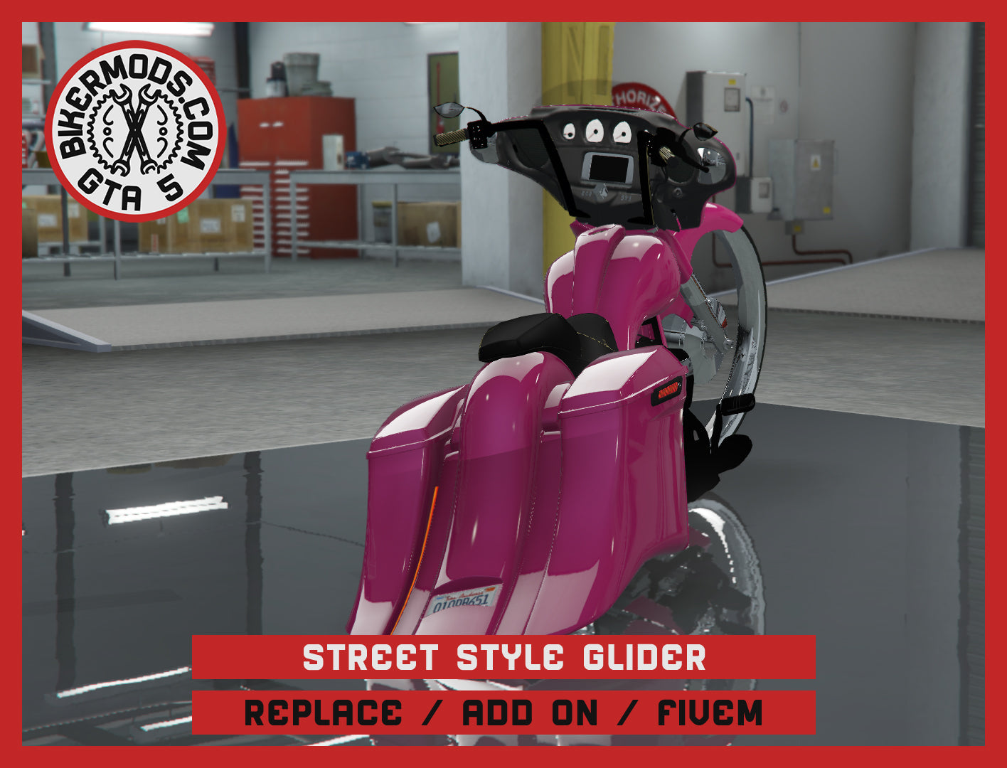 Street Style Glider (Replace Add On FiveM) 225k Poly (Glass Style Wheel)