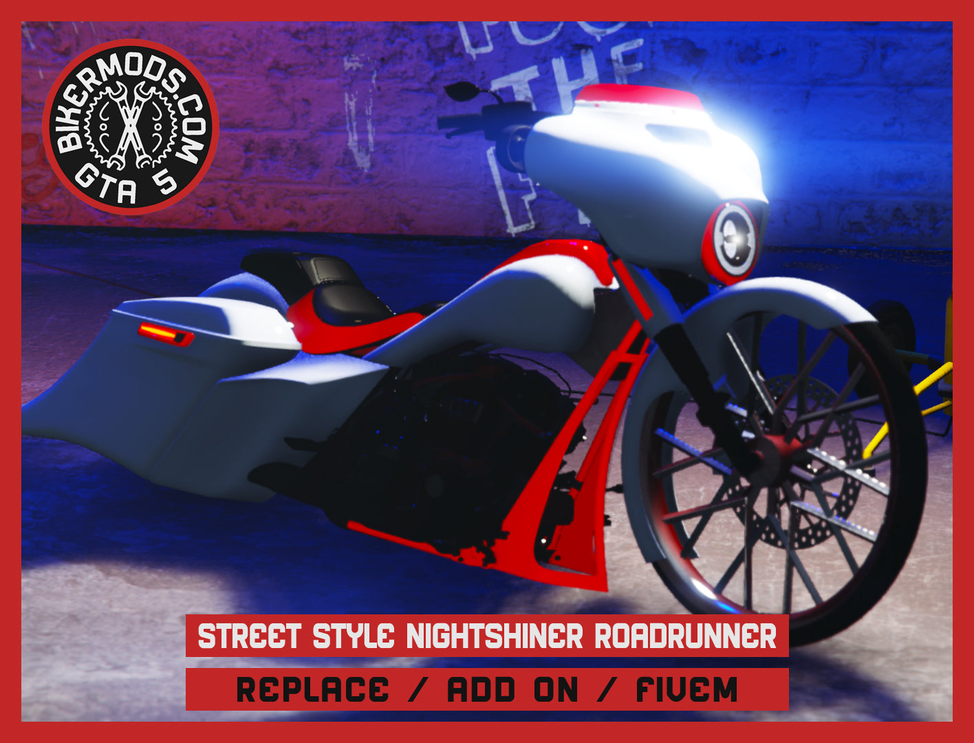 Street Style Nightshiner Roadrunner (Replace / Add On / FiveM) 225k Poly