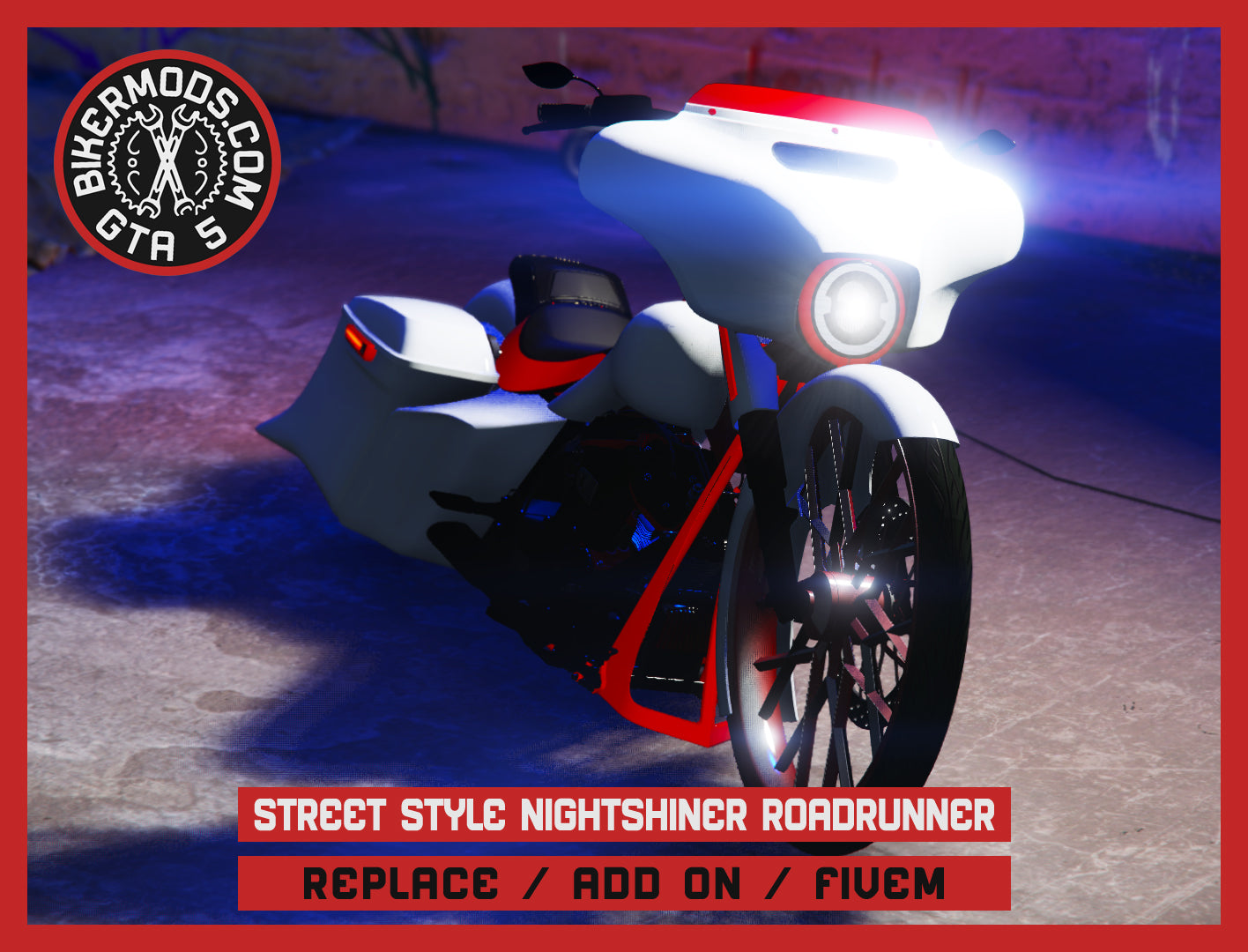 Street Style Nightshiner Roadrunner (Replace / Add On / FiveM) 225k Poly