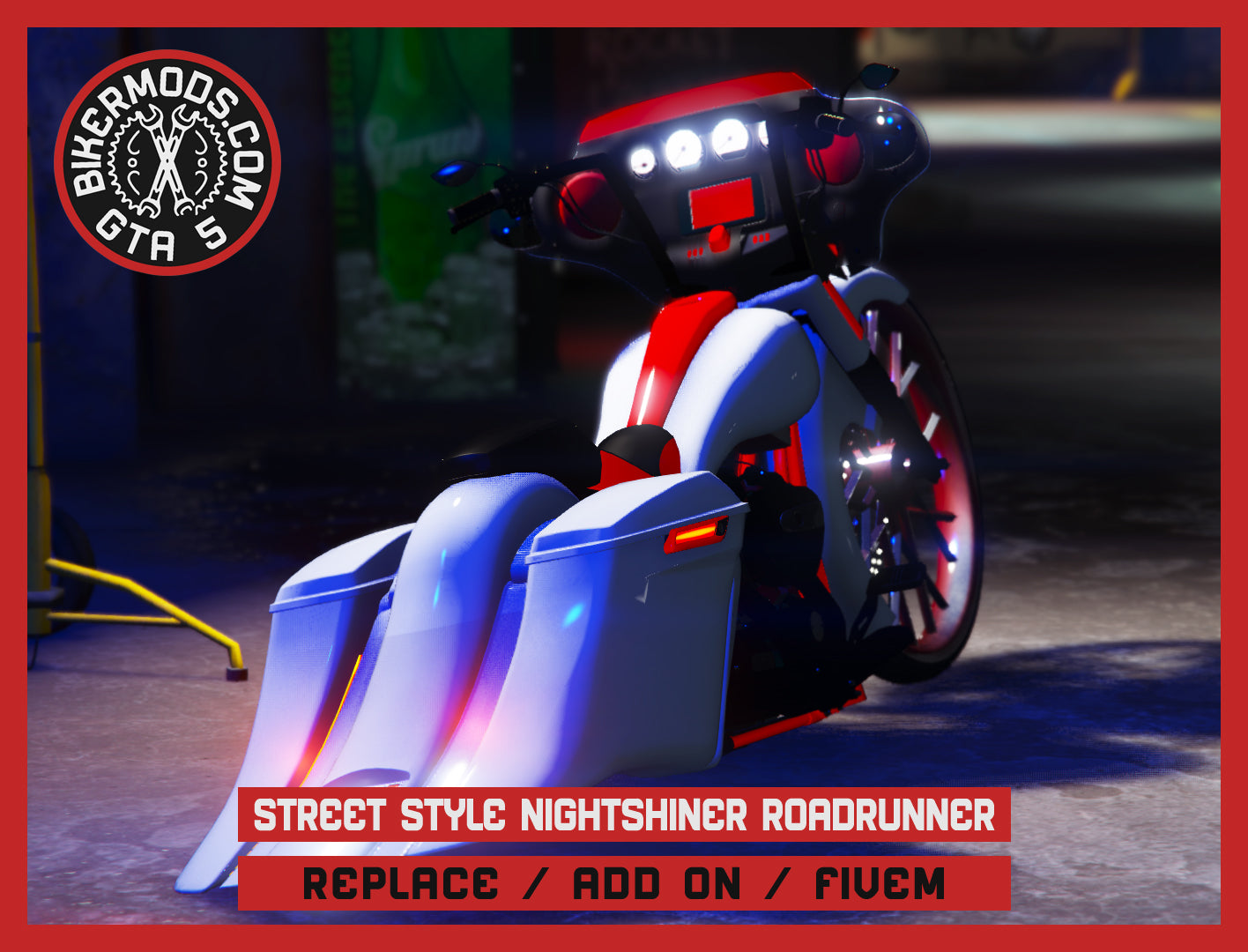 Street Style Nightshiner Roadrunner (Replace / Add On / FiveM) 225k Poly