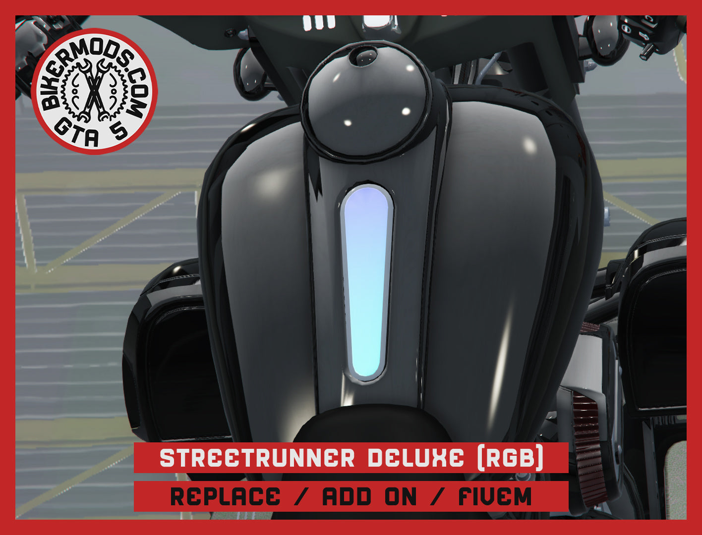 Streetrunner Deluxe Animated RGB Lights (Replace / Add On / FiveM) 218k Poly