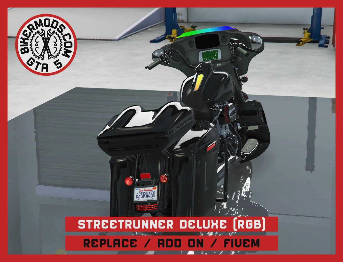 Streetrunner Deluxe Animated RGB Lights (Replace / Add On / FiveM) 218k Poly