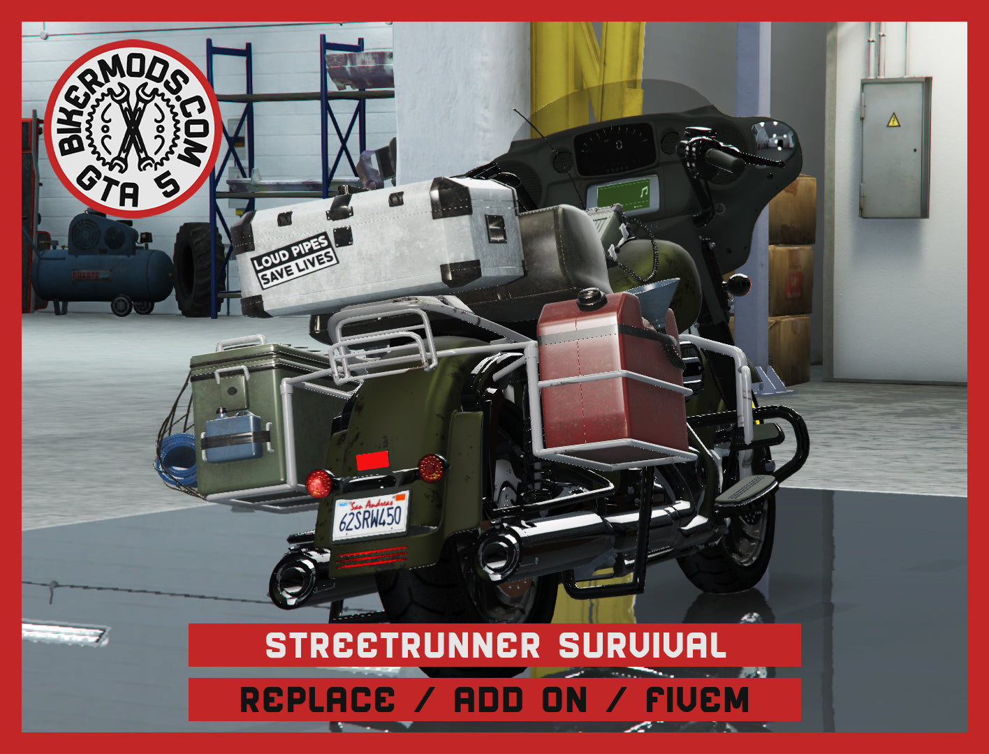 Streetrunner Survival (Replace / Add On / FiveM) 307k Poly