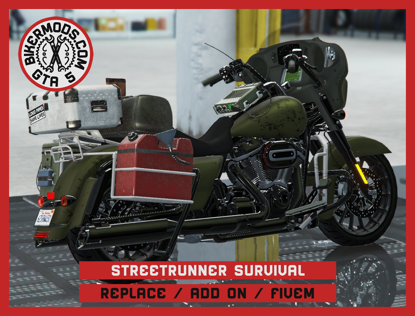 Streetrunner Survival (Replace / Add On / FiveM) 307k Poly