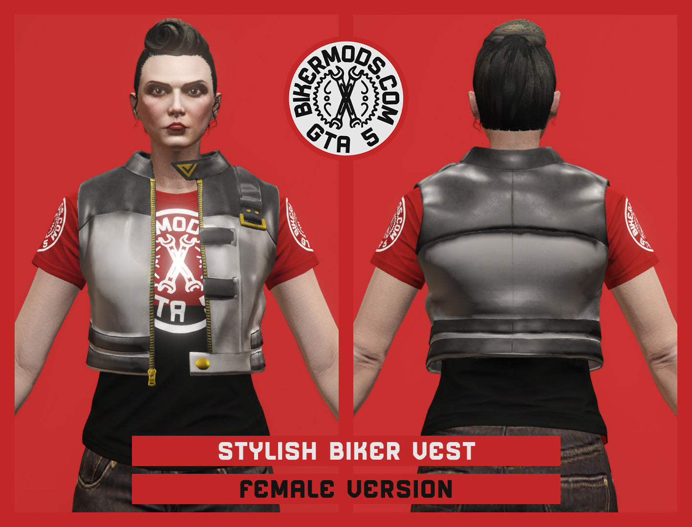 Stylish Biker Vest (Female)