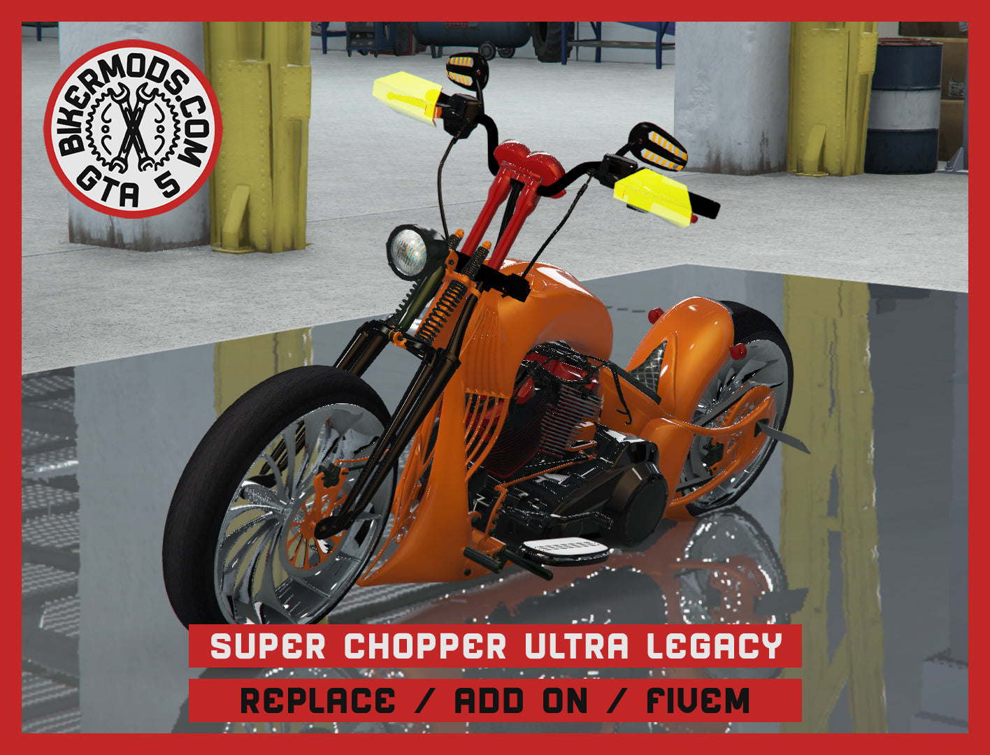 Super Chopper Legacy Ultra (Replace / Add On / FiveM) 325k Poly