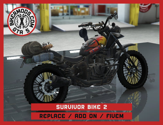 Survivor Bike 2 (Replace / Add On / FiveM) 112k Poly