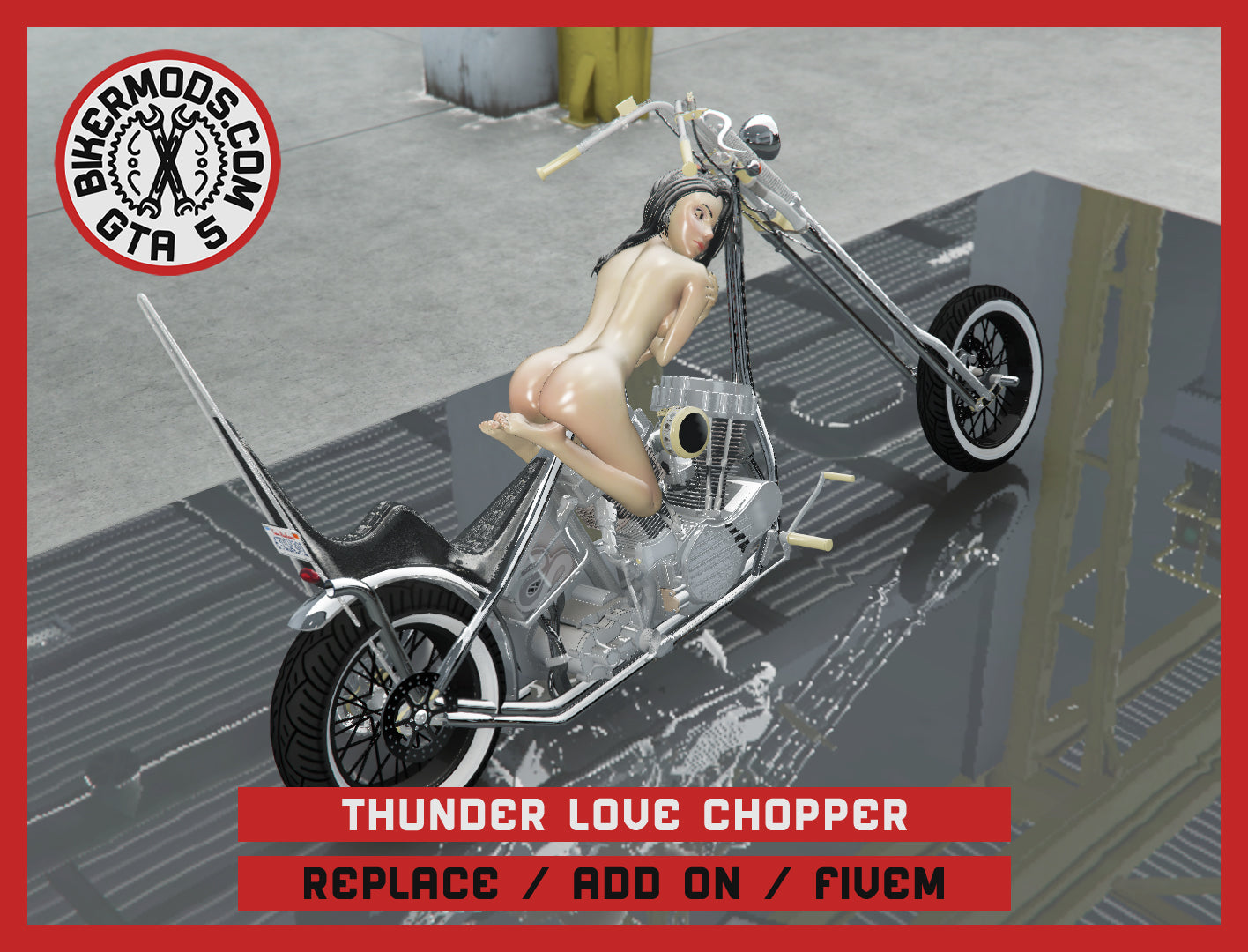 Thunder Love Chopper (Replace / Add On / FiveM) 325k Poly