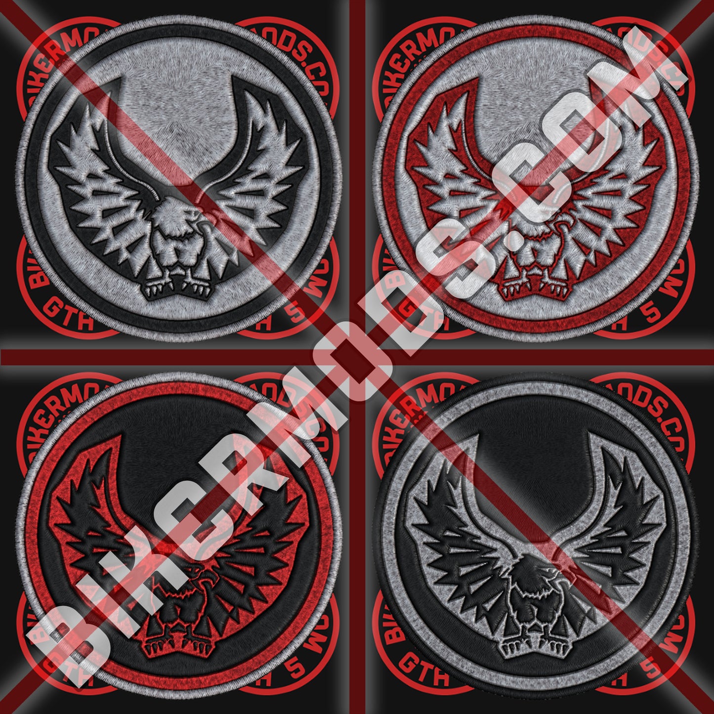 The Lost MC Circle Eagle Emblem Multipack