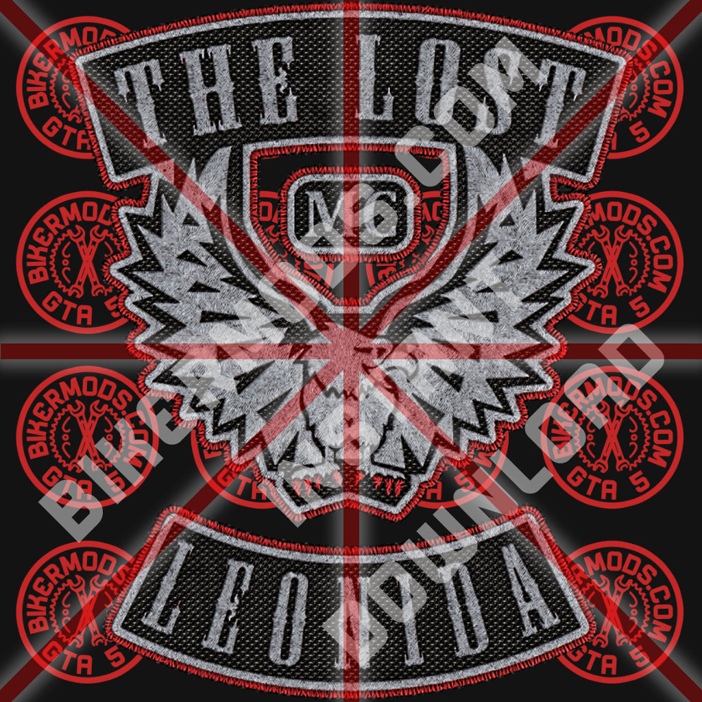 The Lost MC (Leonida) Textured Black and Red Style