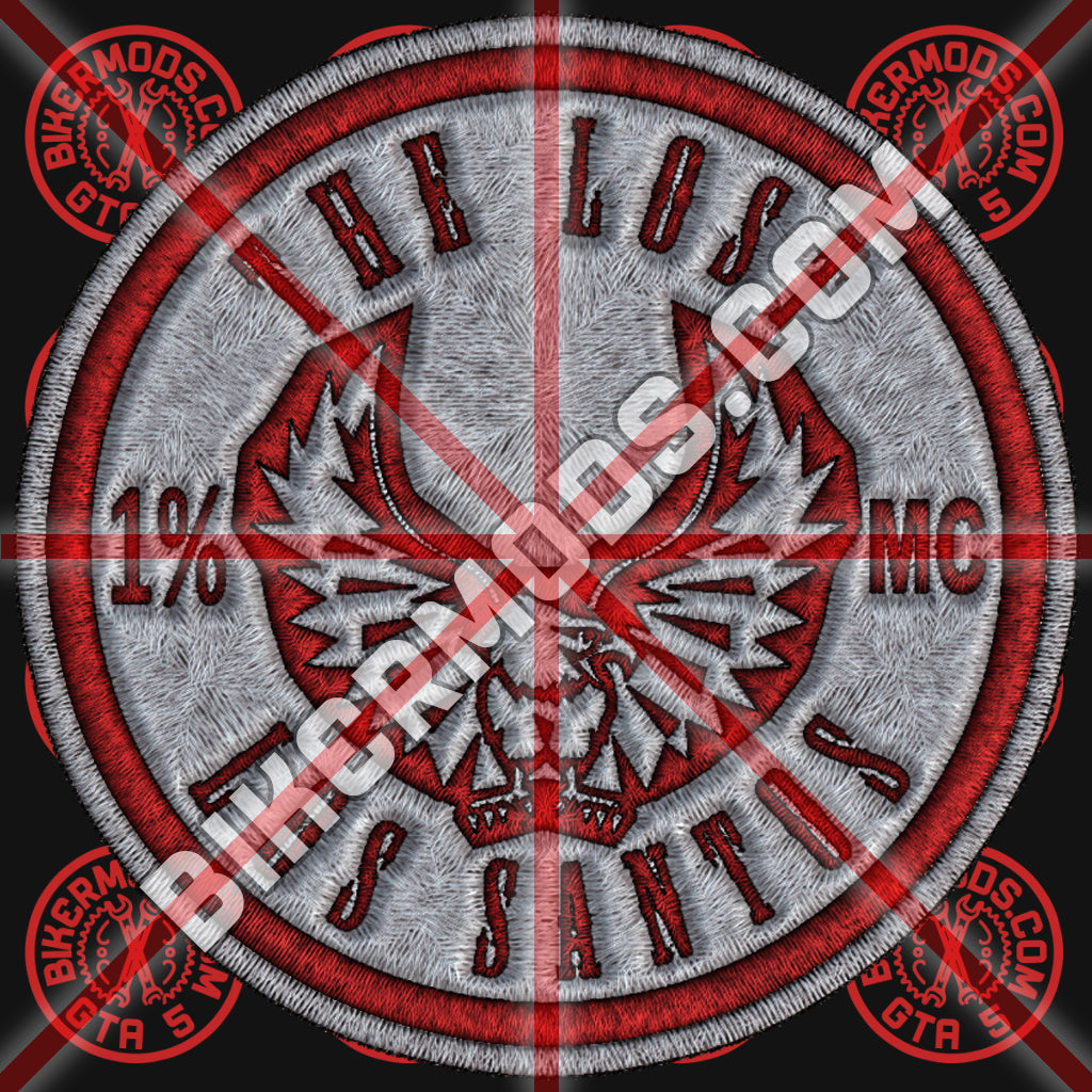 The Lost MC (Los Santos) Red Circle Patch