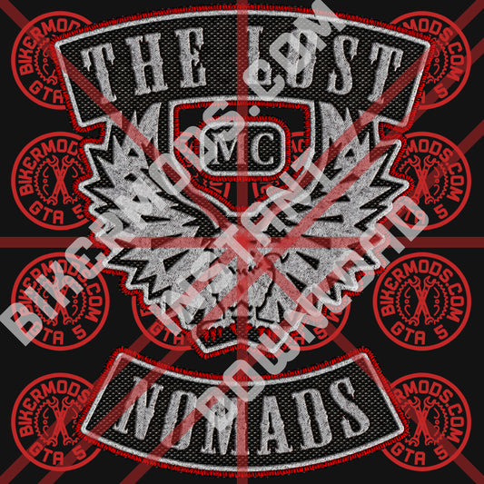 The Lost MC (Nomads) Textured Red Style