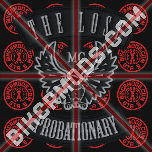 The Lost MC (Probationary) Blacked Out Style