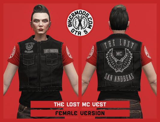The Son of Anarchy Vest (Female) The Lost MC San Andreas Style