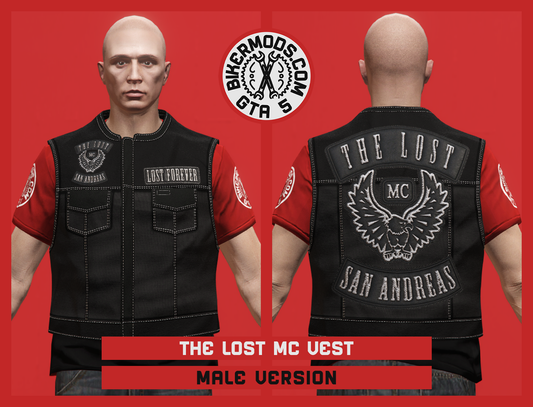 The Son of Anarchy Vest (Male) The Lost MC San Andreas Style