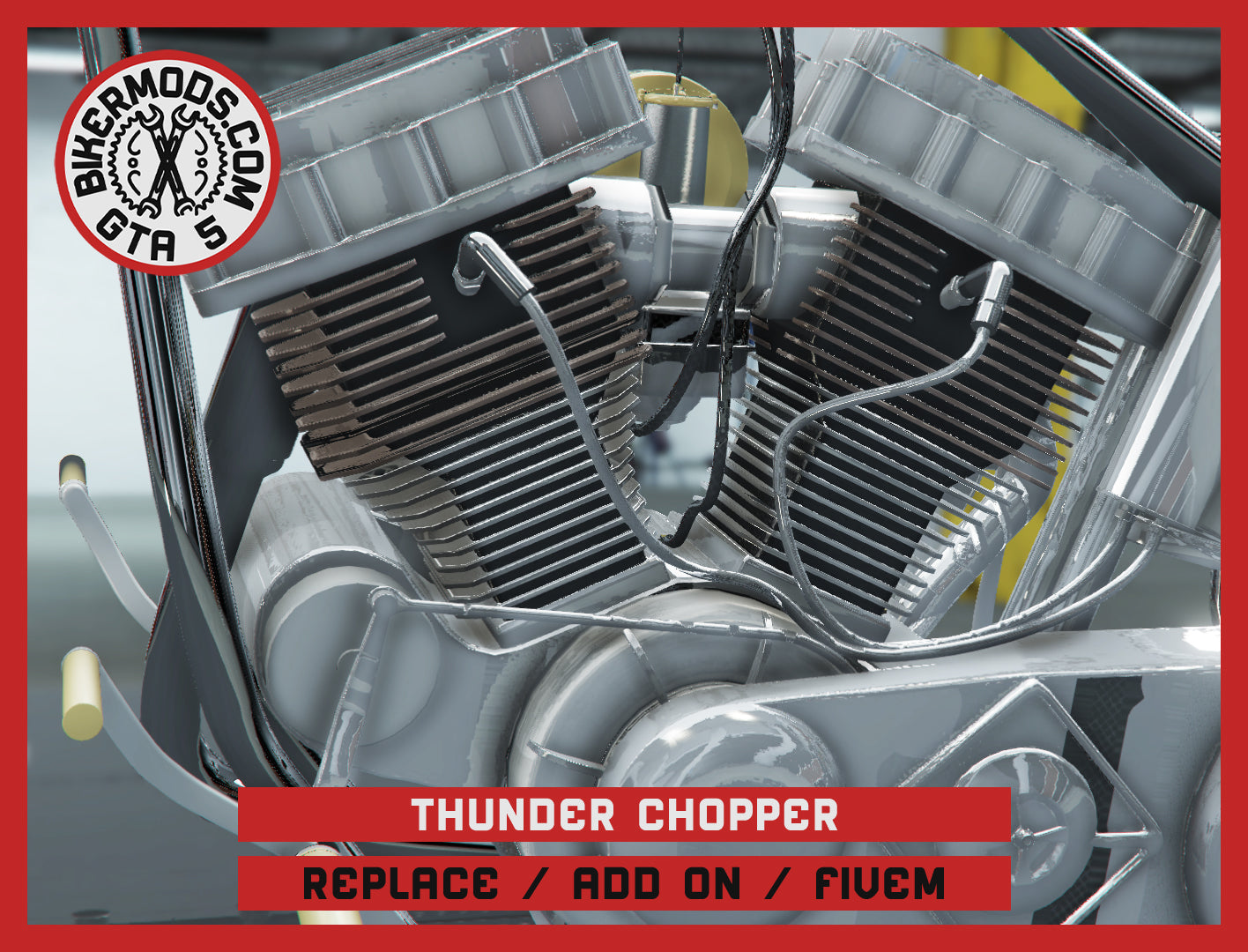 Thunder Chopper (Replace / Add On / FiveM) 233k Poly