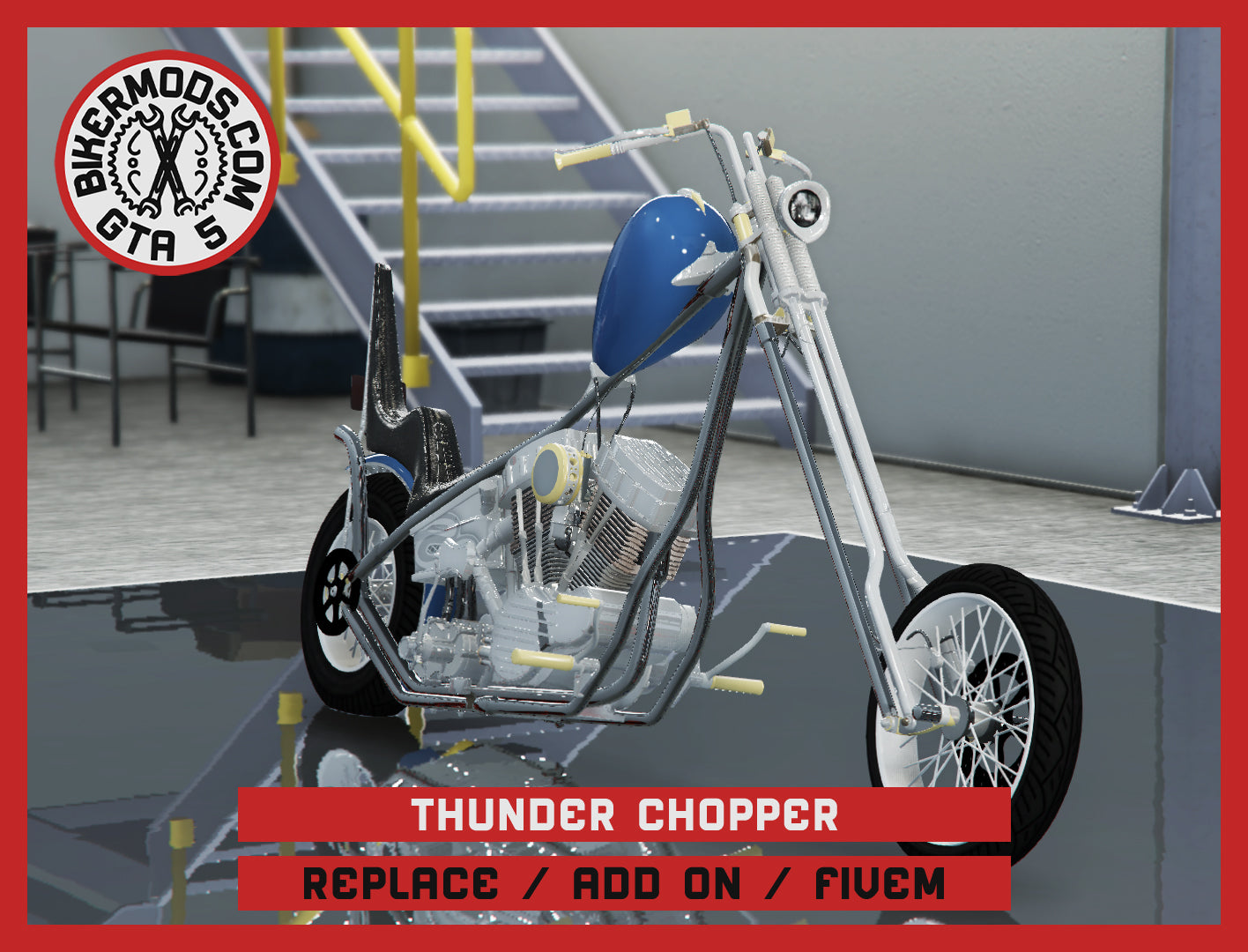 Thunder Chopper (Replace / Add On / FiveM) 233k Poly