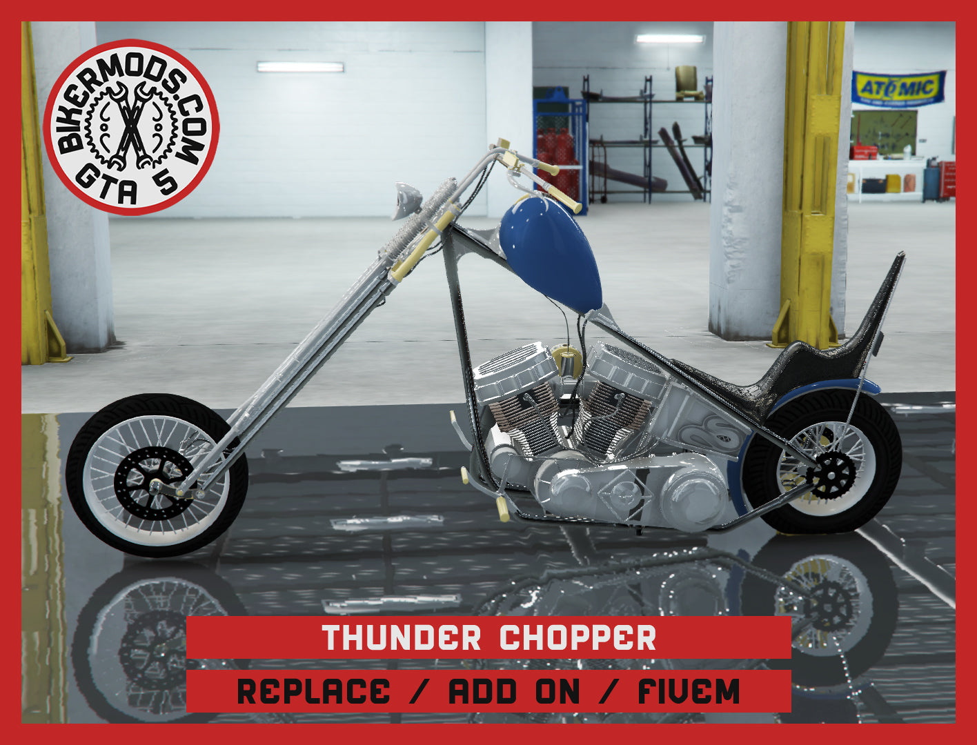 Thunder Chopper (Replace / Add On / FiveM) 233k Poly