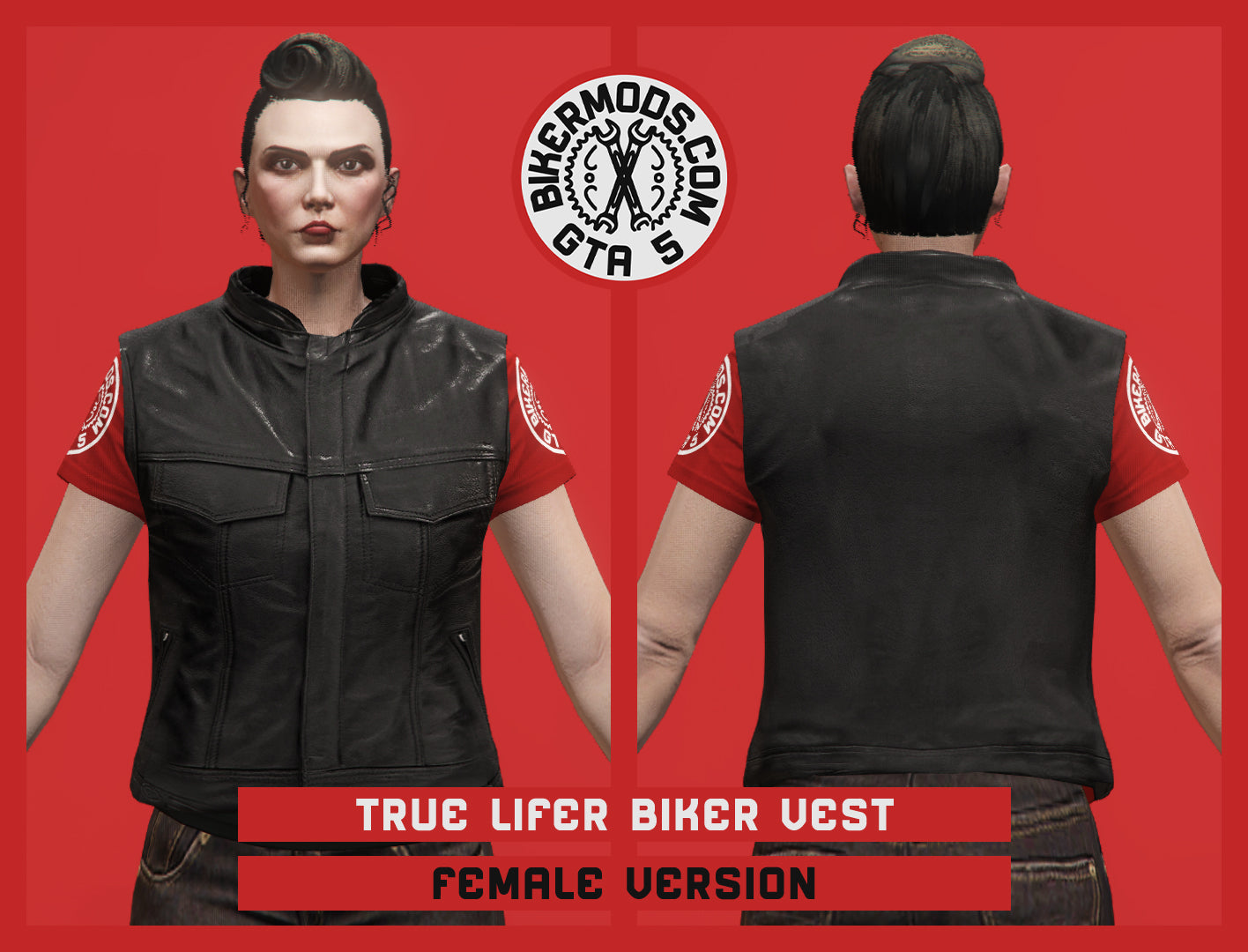 True Lifer Biker Vest (Female)