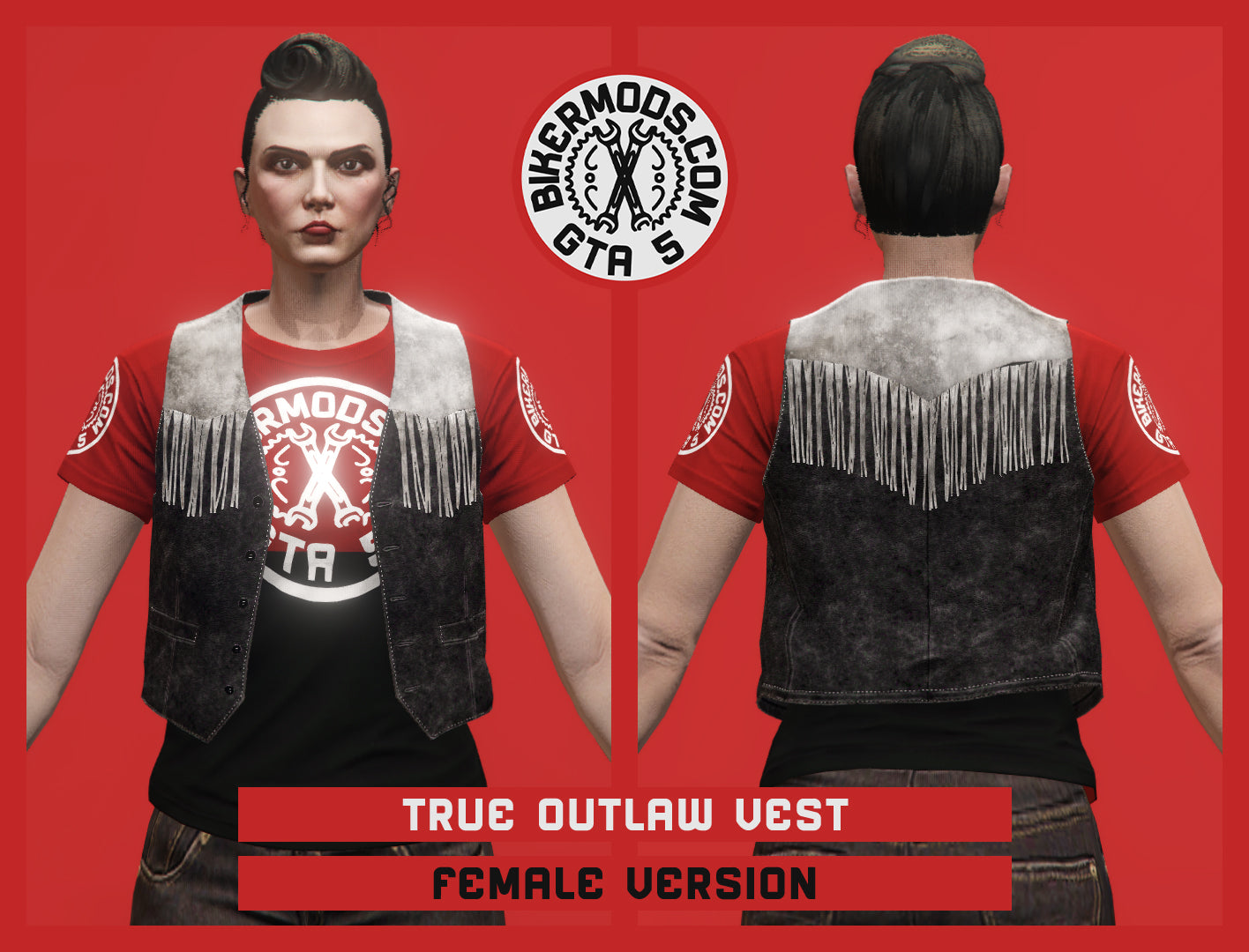 True Outlaw Vest (Female) with Tassles