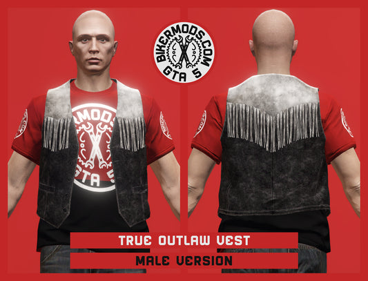 True Outlaw Vest (Male) with Tassles