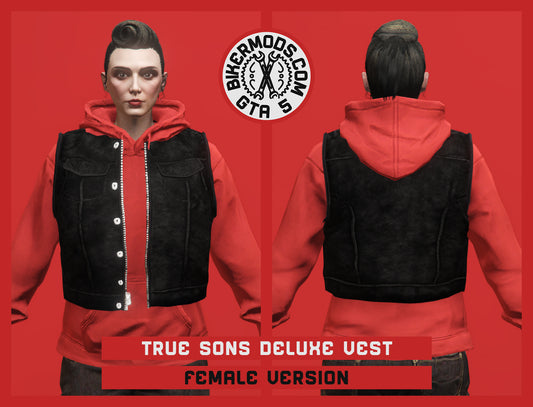 True Sons Deluxe Vest (Female) Hoodie Fit