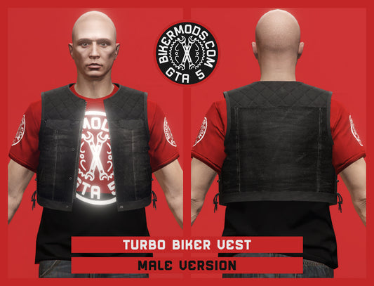 Turbo Biker Vest (Male) Shorty Style