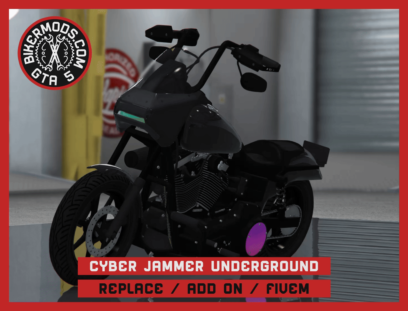 Cyber Demon Jammer Underground - RGB Animated (Replace / Add On / FiveM) 222k Poly