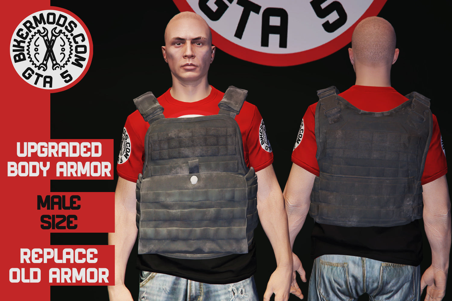 Upgraded Body Armor GTA 5 Bikermods