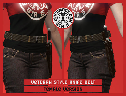 Veteran Style Knife Belt (Female)