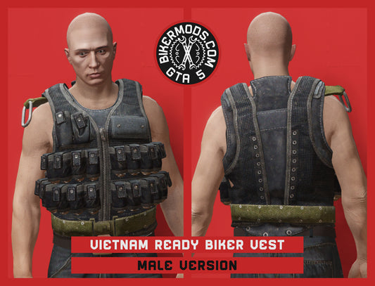 Vietnam Ready Biker Vest (Male)