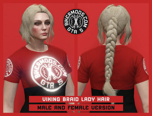 Viking Braid Lady Hair