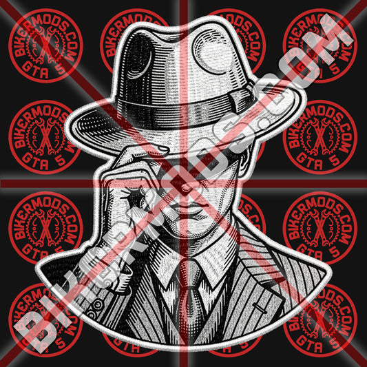 Vintage Mobster Emblem