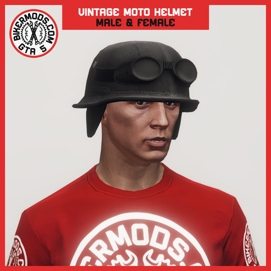 Vintage Motorcycle Helmet