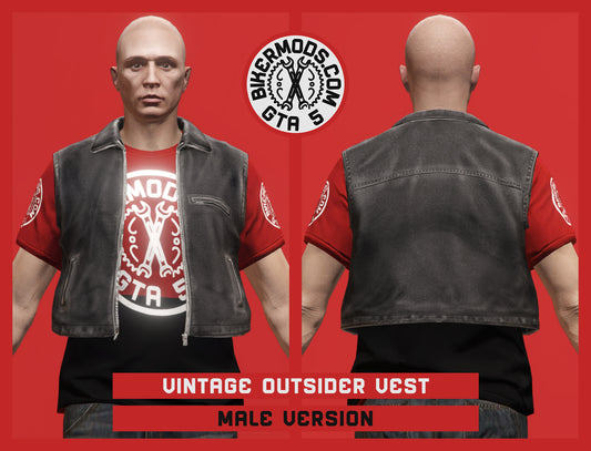 Vintage Outsider Vest (Male) Shorty Style