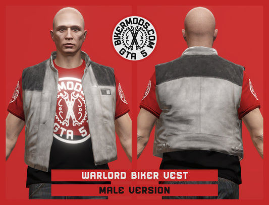 Warlord Biker (Male) White Style