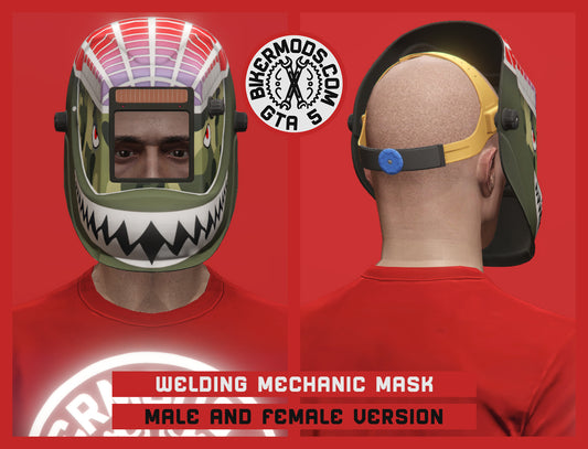 Welding Mechanic Mask (Custom Paintjob)