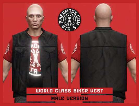World Class Biker Vest (Male) Standard Length