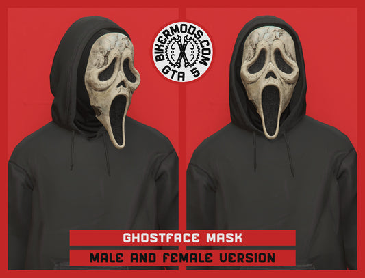 Worn Ghostface Mask (Scream)